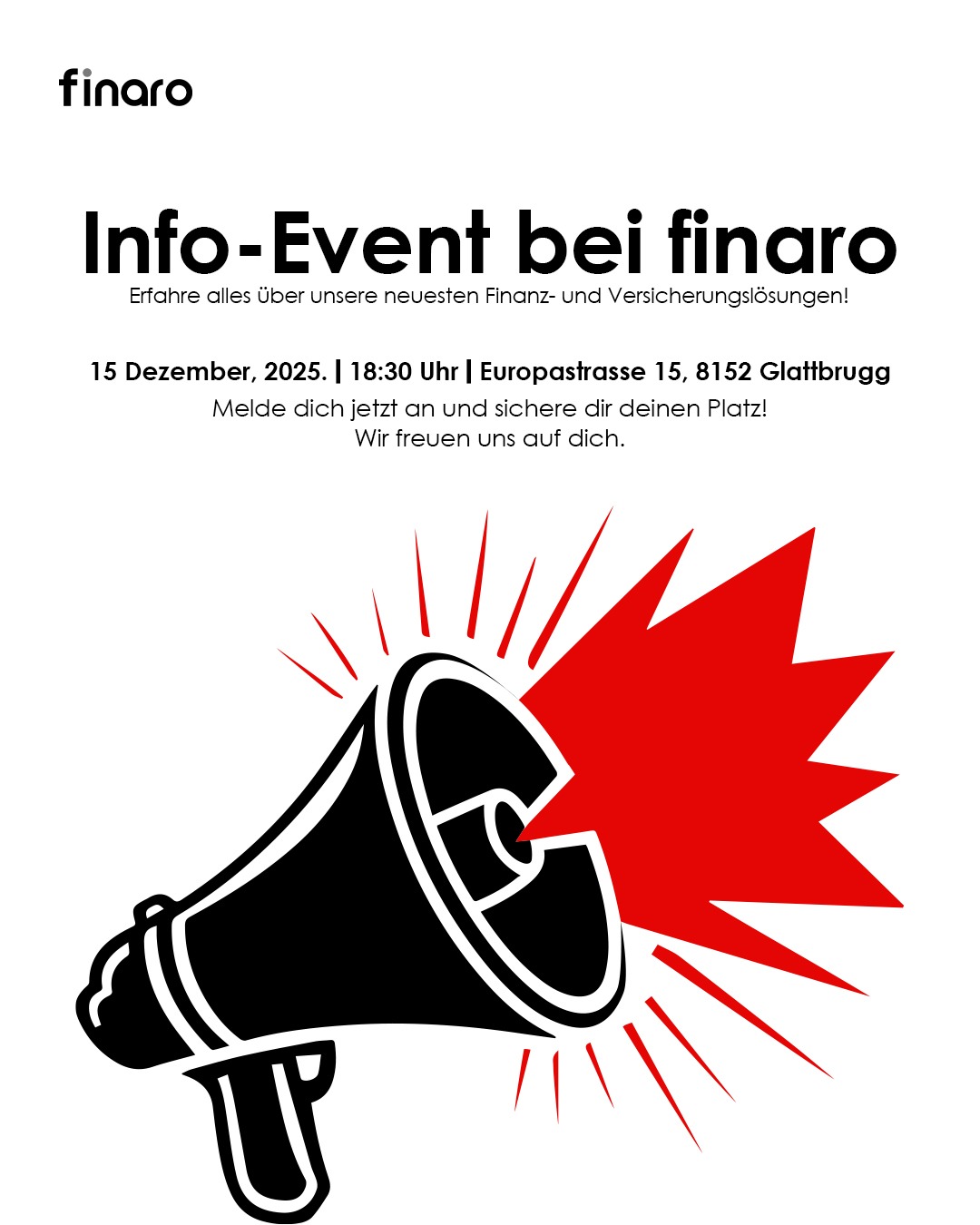 Infoveranstaltung Finaro Dezember 2025